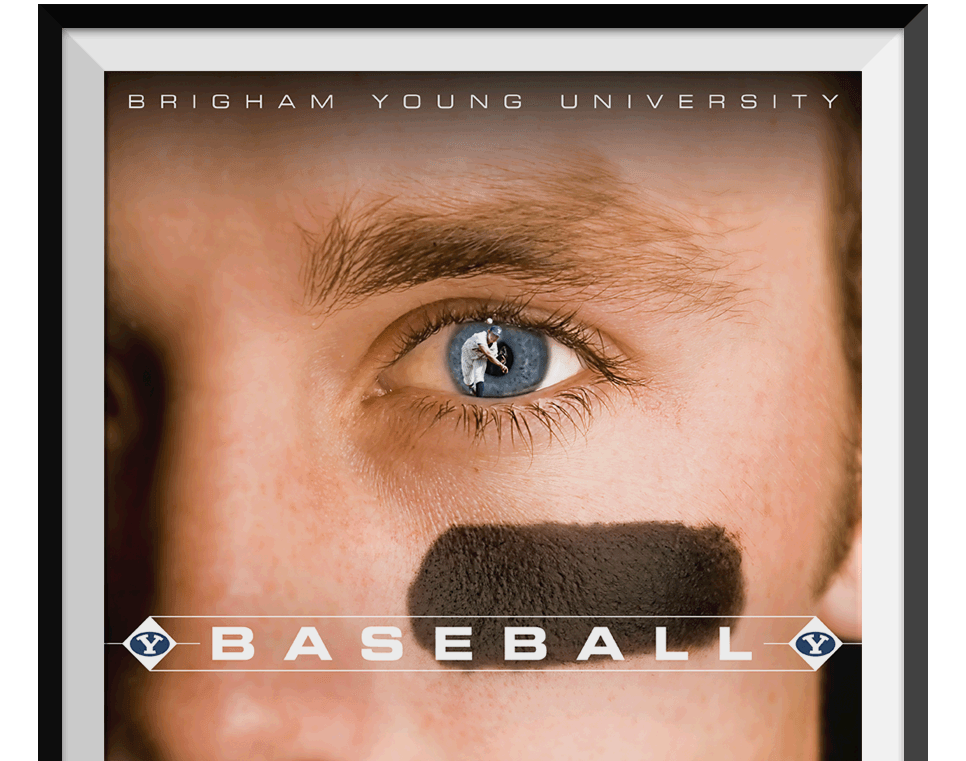 BYU Baseball Poster